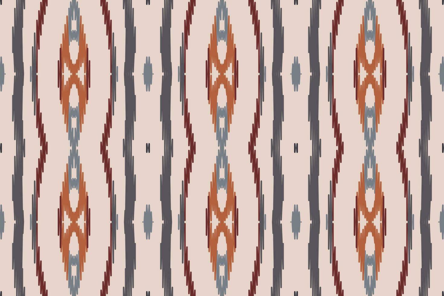 ikat damassé broderie Contexte. ikat en tissu géométrique ethnique Oriental modèle traditionnel.aztèque style abstrait vecteur illustration.design pour texture, tissu, vêtements, emballage, paréo.