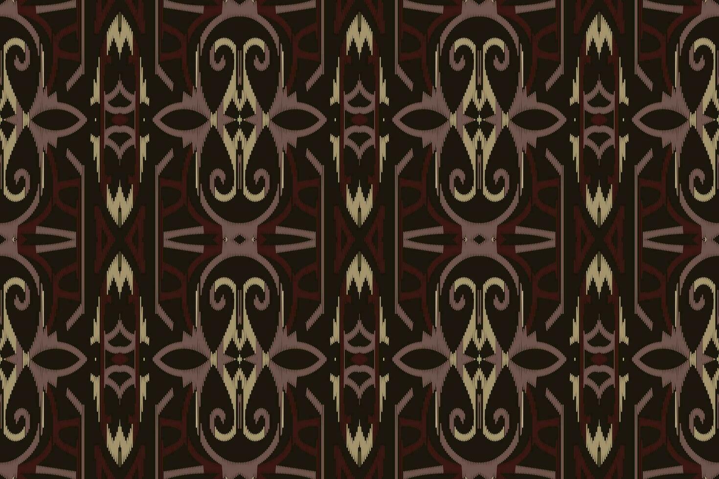 ikat floral paisley broderie Contexte. ikat Bande géométrique ethnique Oriental modèle traditionnel.aztèque style abstrait vecteur illustration.design pour texture, tissu, vêtements, emballage, paréo.
