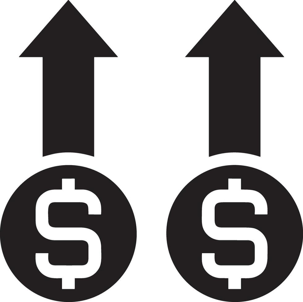 argent échange Paiement icône symbole vecteur image. illustration de le dollar devise pièce de monnaie graphique conception image