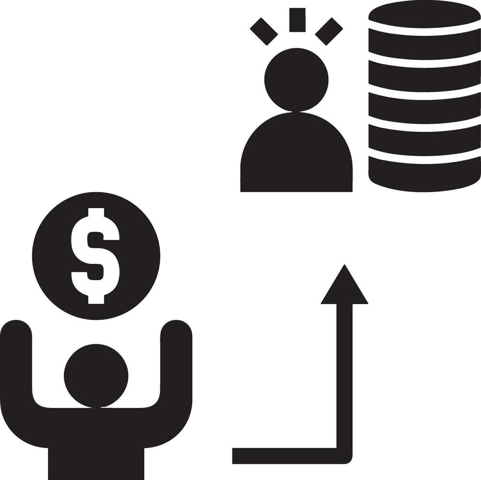 argent échange Paiement icône symbole vecteur image. illustration de le dollar devise pièce de monnaie graphique conception image