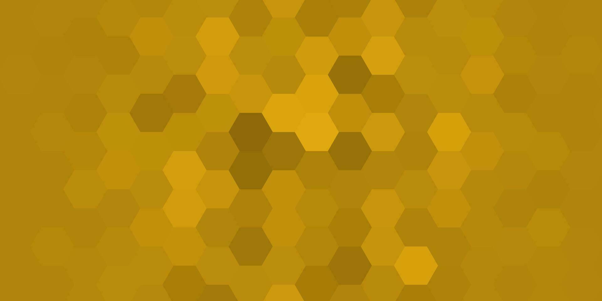 abstrait moderne Jaune hexagone Contexte vecteur