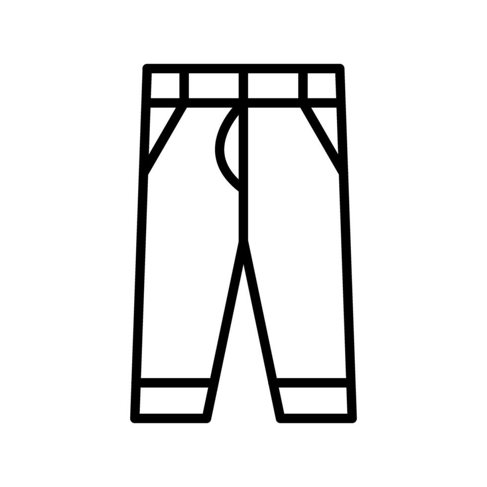 icône de vecteur de pantalon