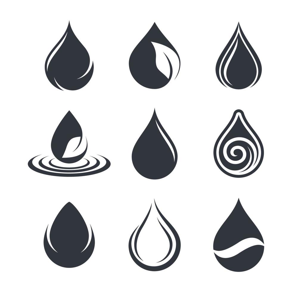 images de logo de goutte d'eau vecteur