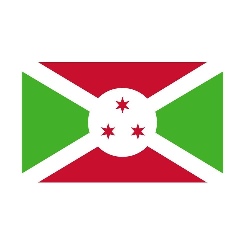 nationale pays drapeau de burundi vecteur