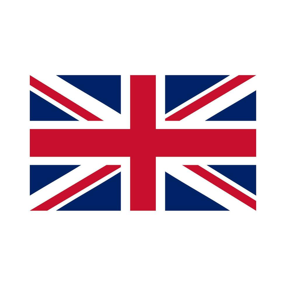 nationale pays drapeau de britanique raya vecteur