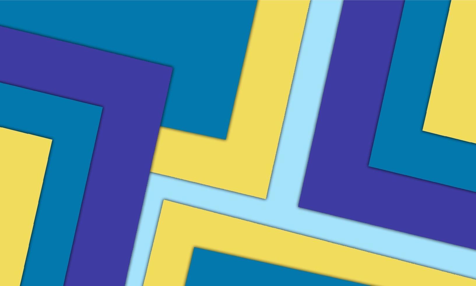 différentes formes et couleurs de triangles avec fond bleu doux vecteur
