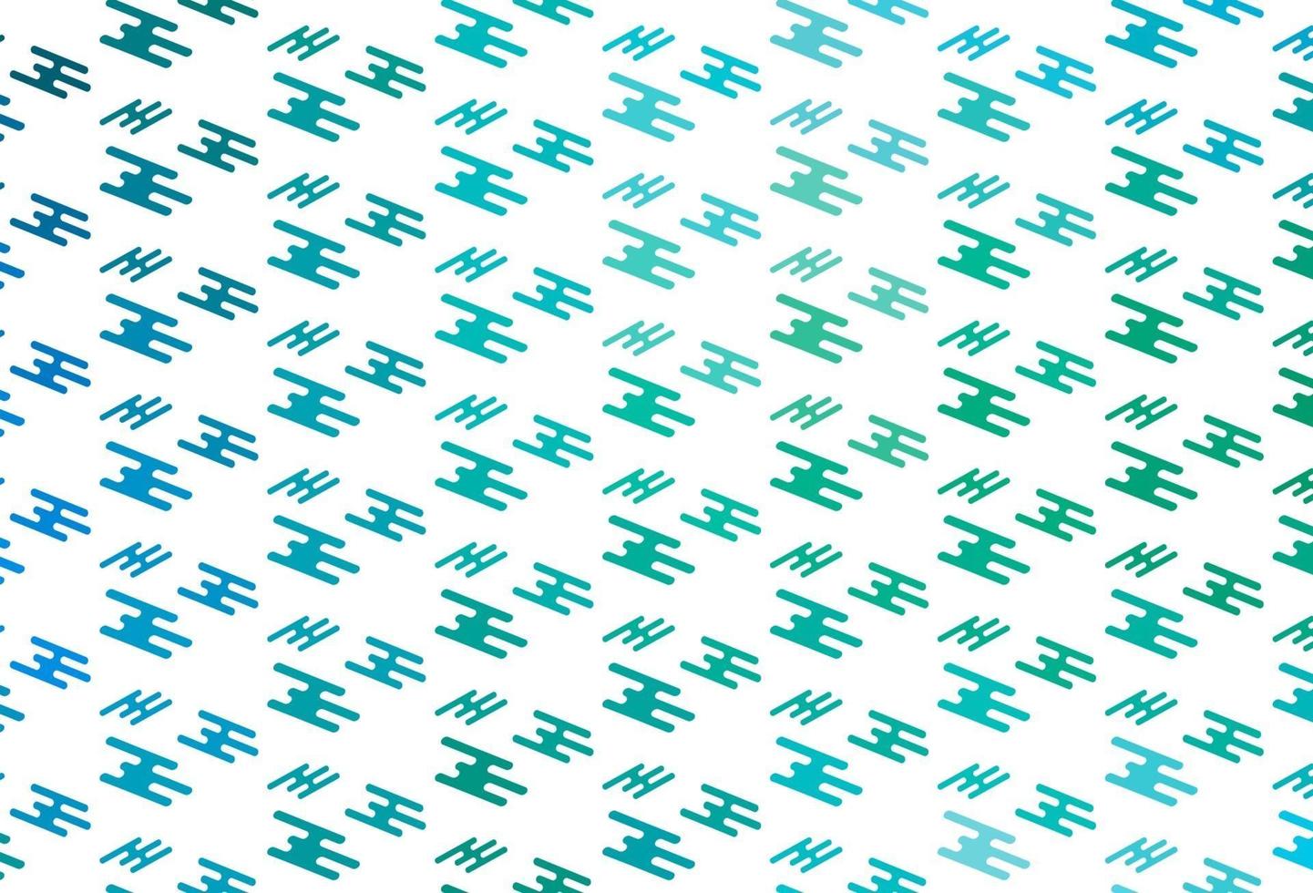 motif vectoriel bleu clair et vert avec des lignes étroites.