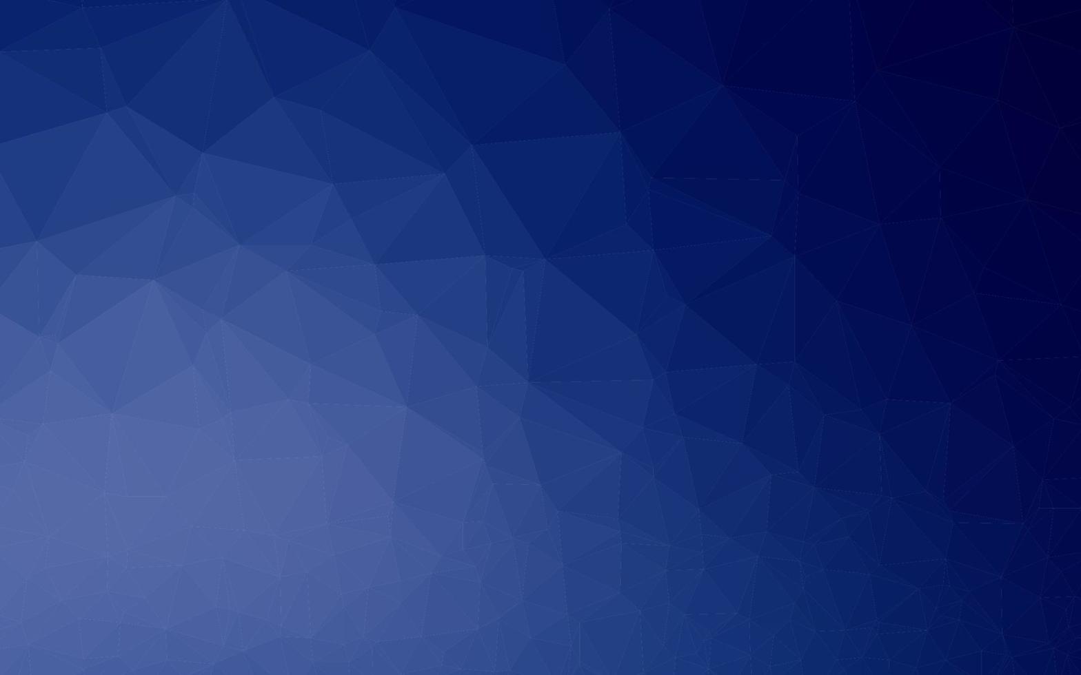 texture polygonale abstraite de vecteur bleu foncé.
