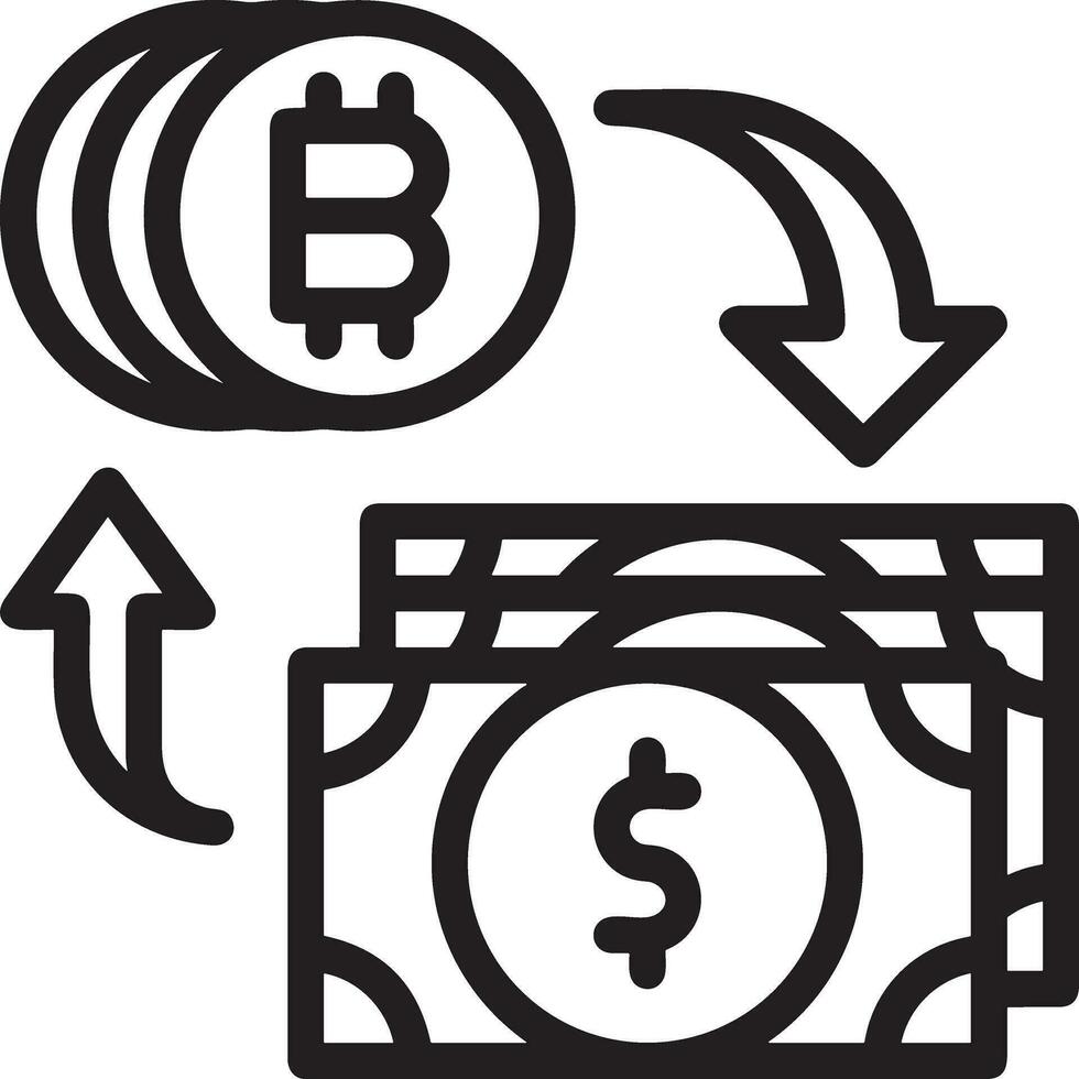 argent échange Paiement icône symbole vecteur image. illustration de le dollar devise pièce de monnaie graphique conception image