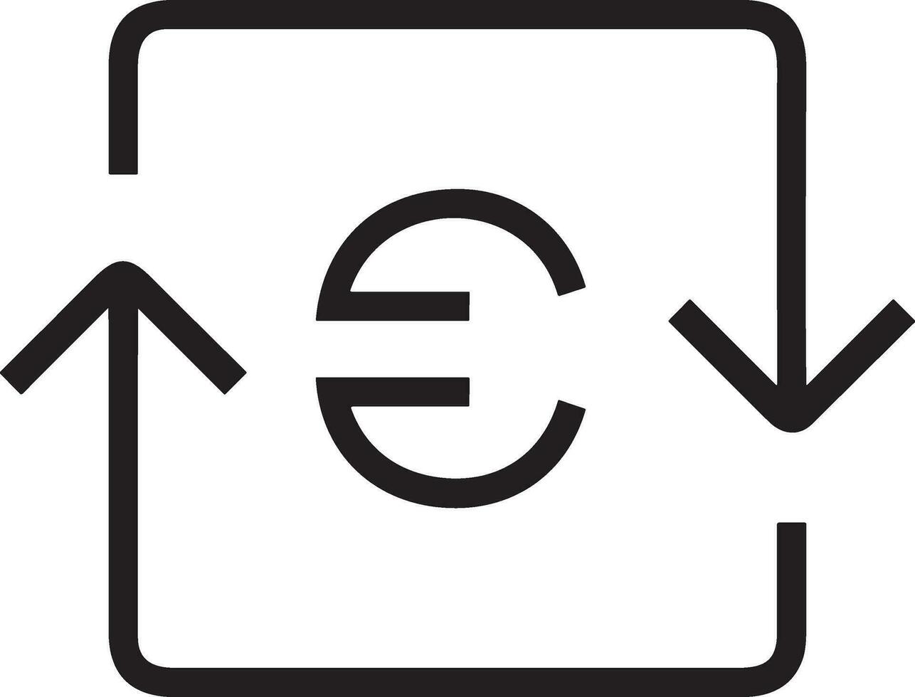 argent échange Paiement icône symbole vecteur image. illustration de le dollar devise pièce de monnaie graphique conception image