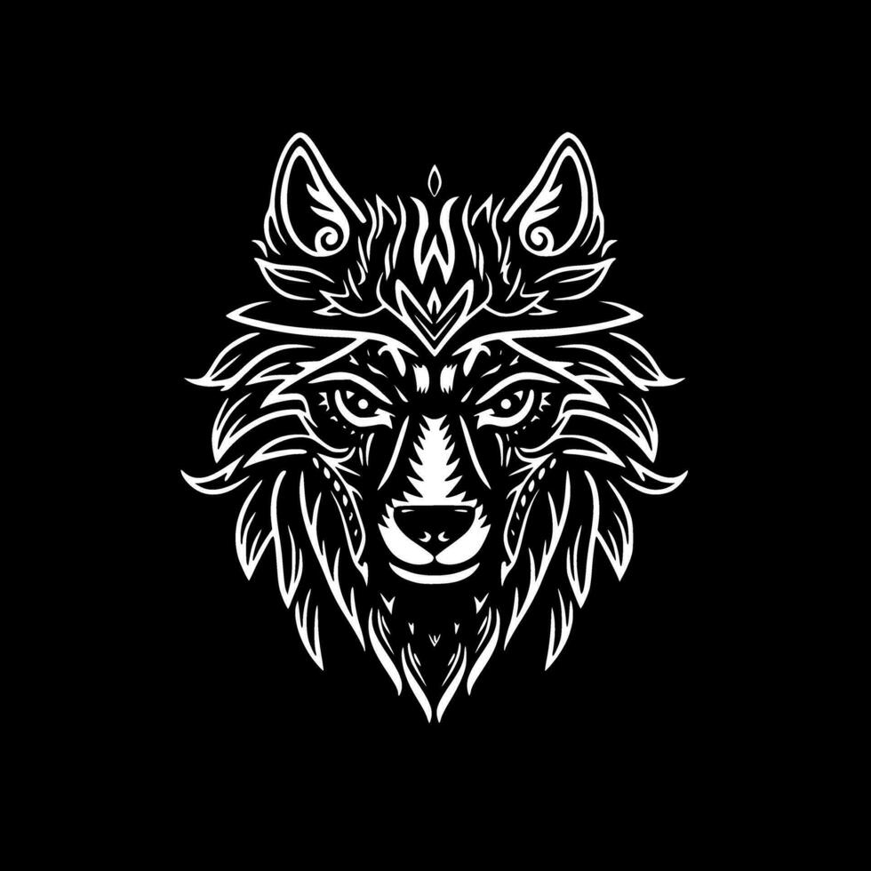 Loup - haute qualité vecteur logo - vecteur illustration idéal pour T-shirt graphique