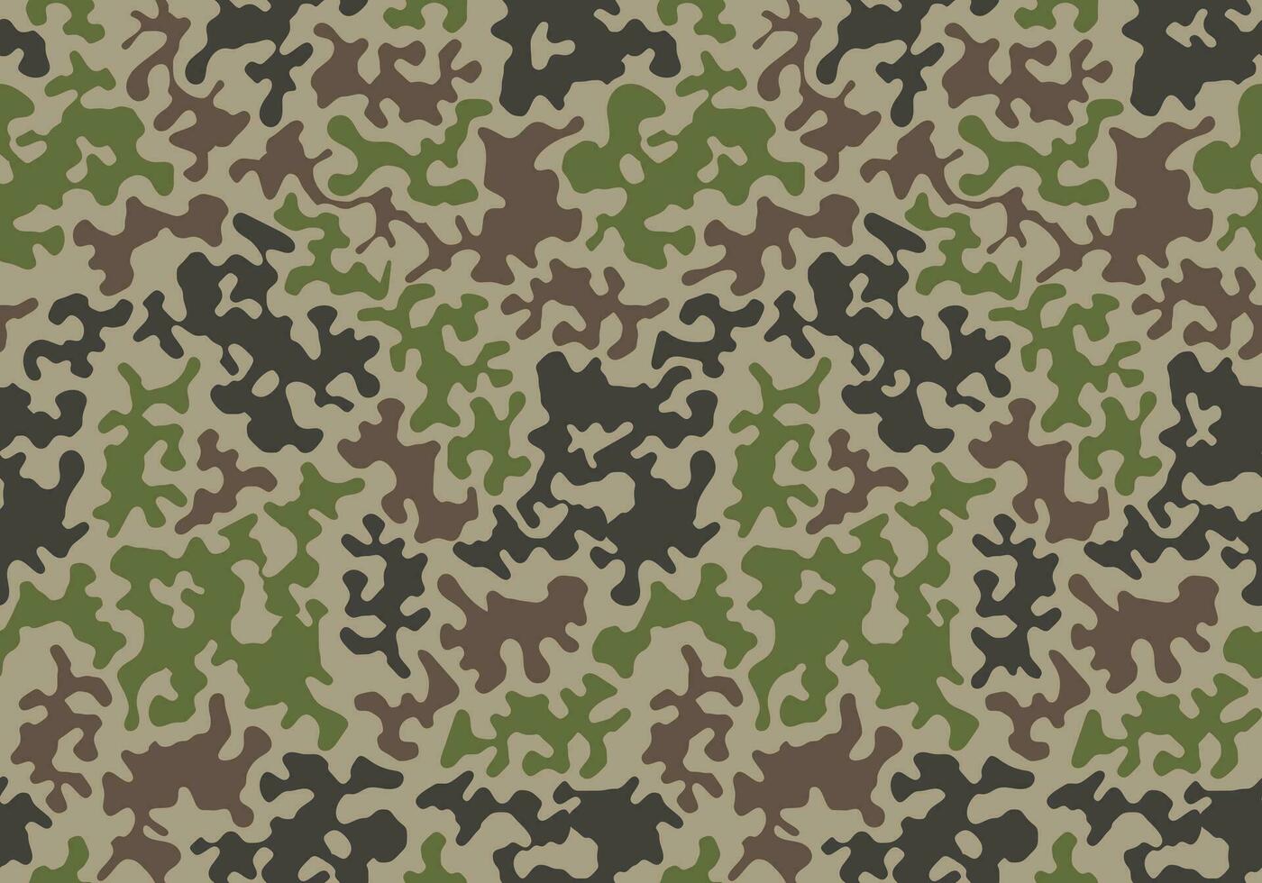 militaire textile de camouflage pour uniforme. Côme en tissu texturé matériel. vecteur