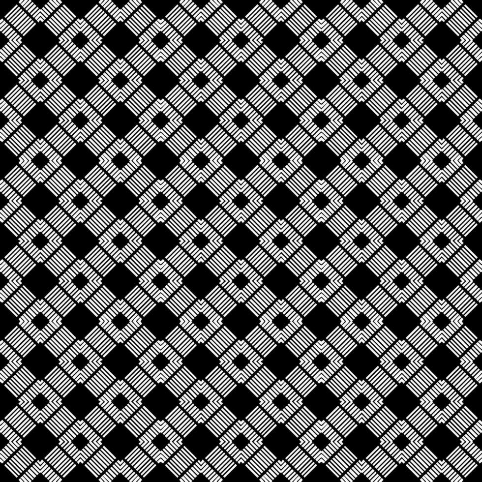 motif abstrait sans couture noir et blanc. arrière-plan et toile de fond. conception ornementale en niveaux de gris. vecteur