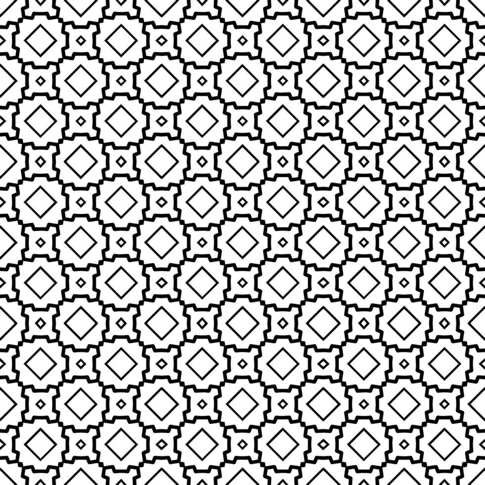 motif abstrait sans couture noir et blanc. arrière-plan et toile de fond. conception ornementale en niveaux de gris. vecteur