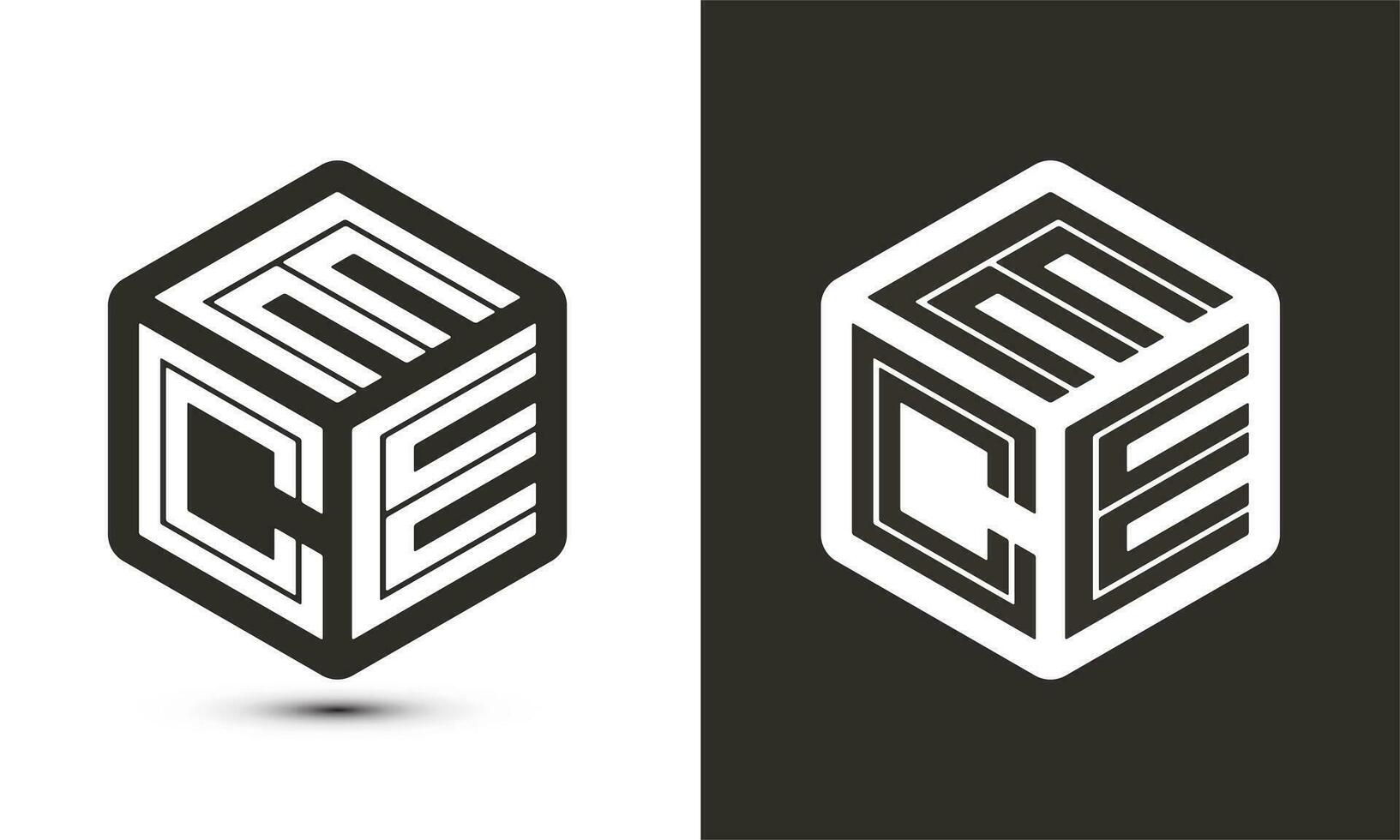 qmc lettre logo conception avec illustrateur cube logo, vecteur logo moderne alphabet Police de caractère chevauchement style.