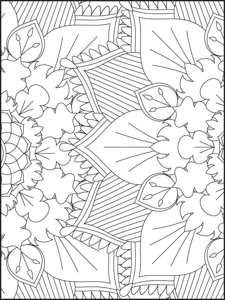 floral mandala coloration pages, fleur mandala coloration page, coloration page pour adulte. coloration pages. mandala vecteur