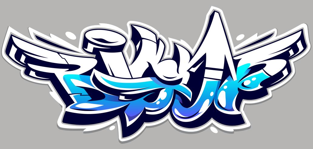 Big Up Graffiti Vector Lettrage