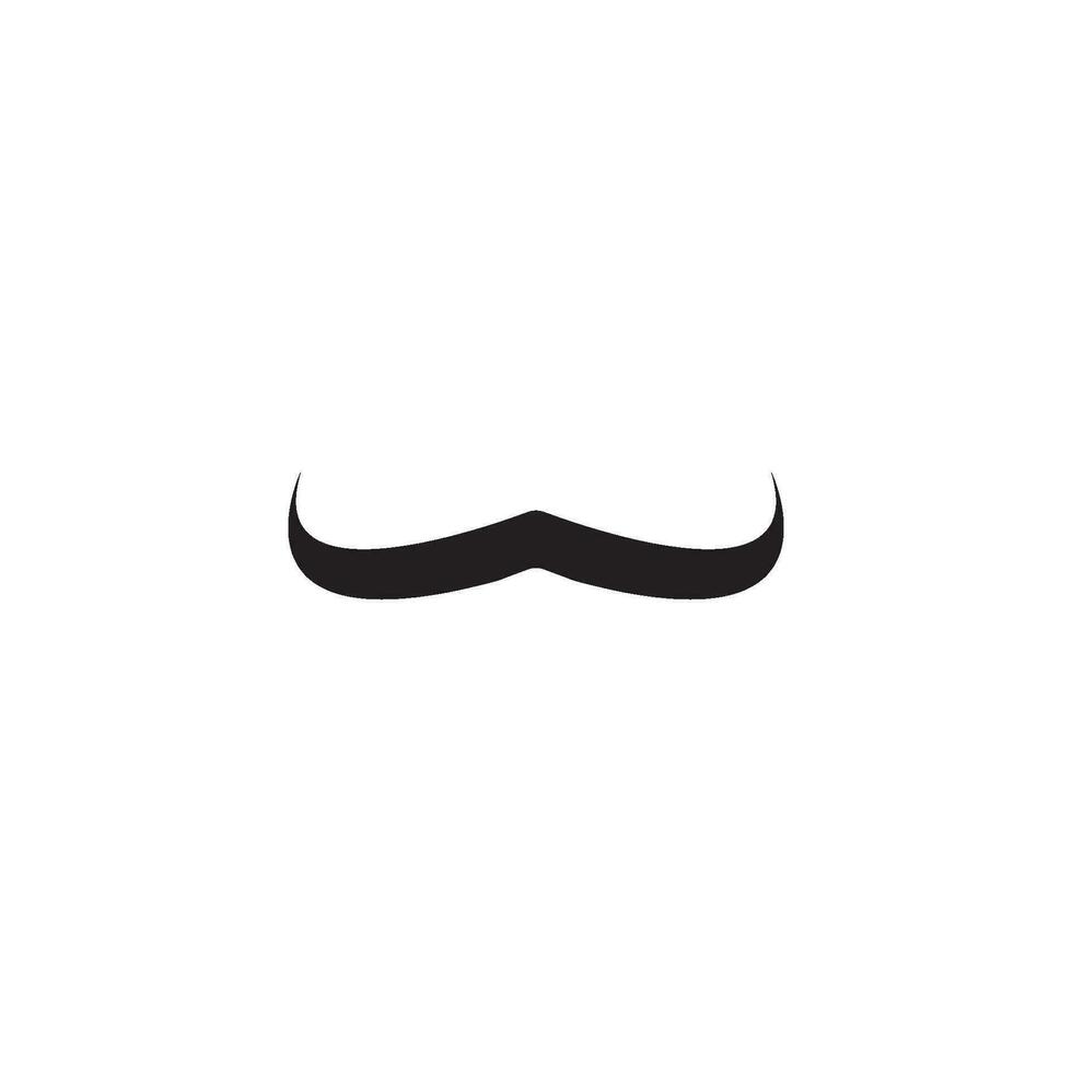 vecteur d'icône de moustache