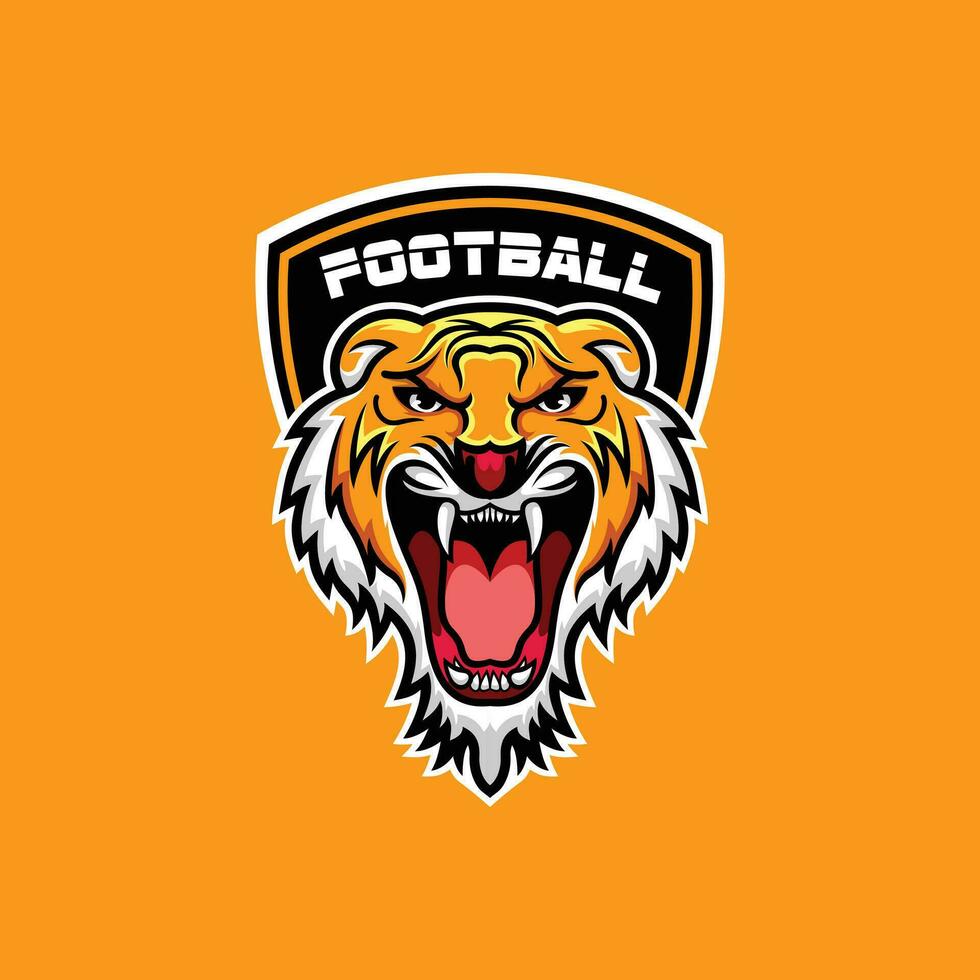 tigre Football logo vecteur