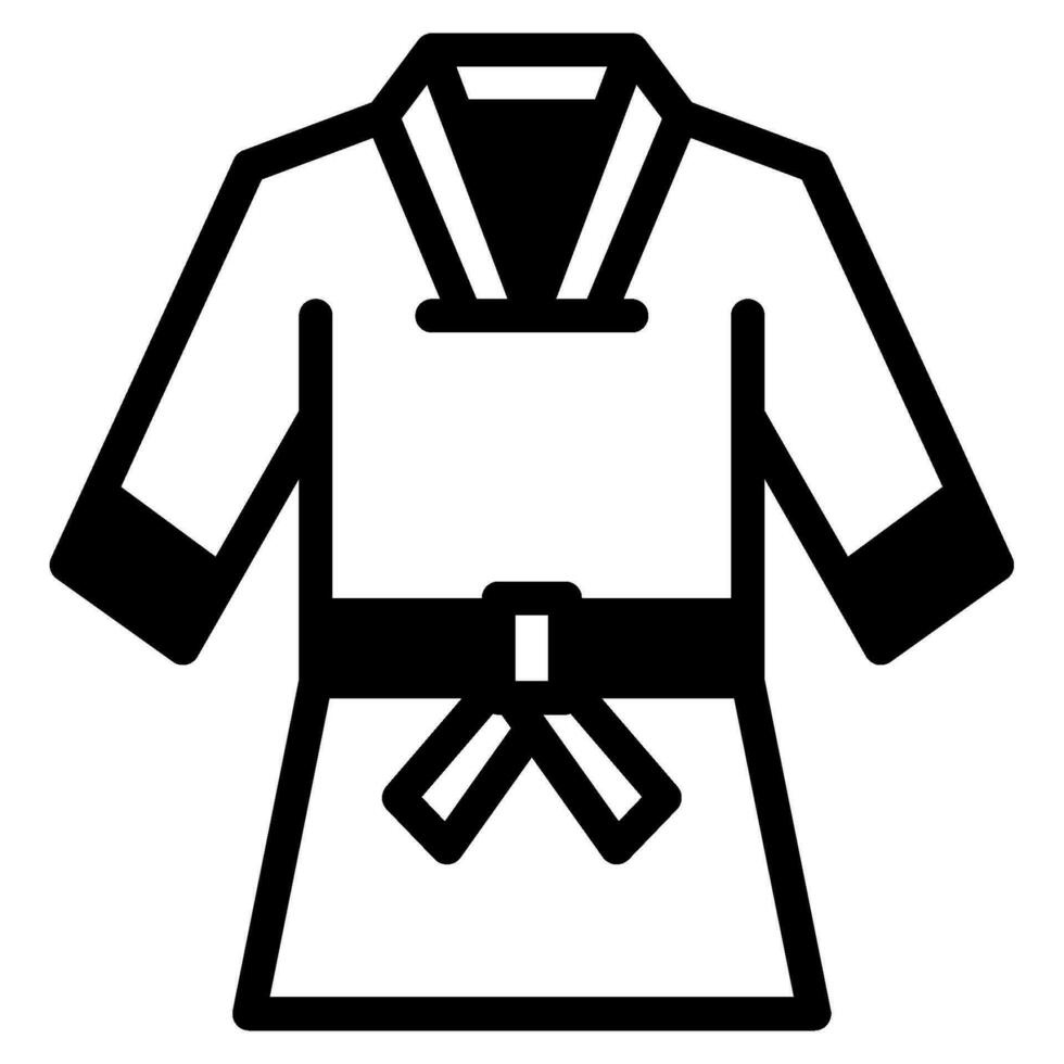 taekwondo icône illustration, pour uiux, infographie, etc vecteur