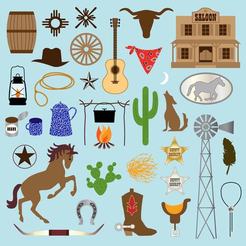 clipart de cow-boy vecteur