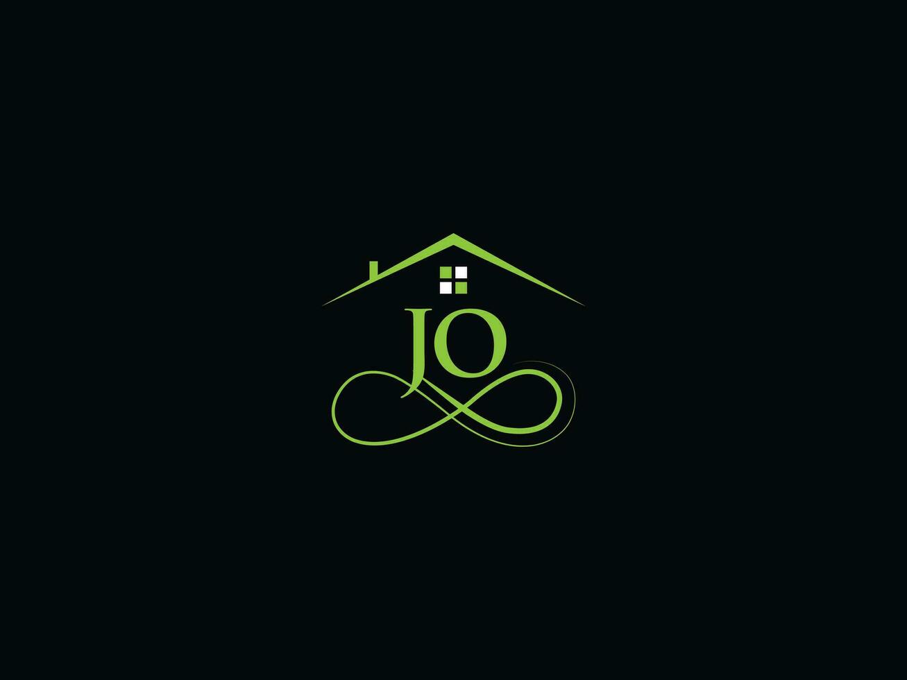 moderne jo logo icône vecteur, monogramme jo logo icône pour votre bâtiment affaires vecteur