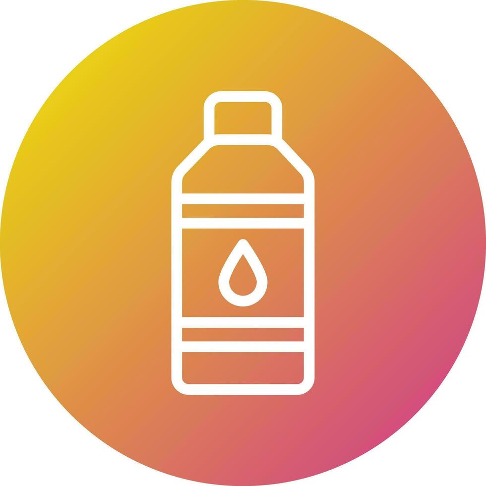 illustration de conception d'icône de vecteur de bouteille d'eau