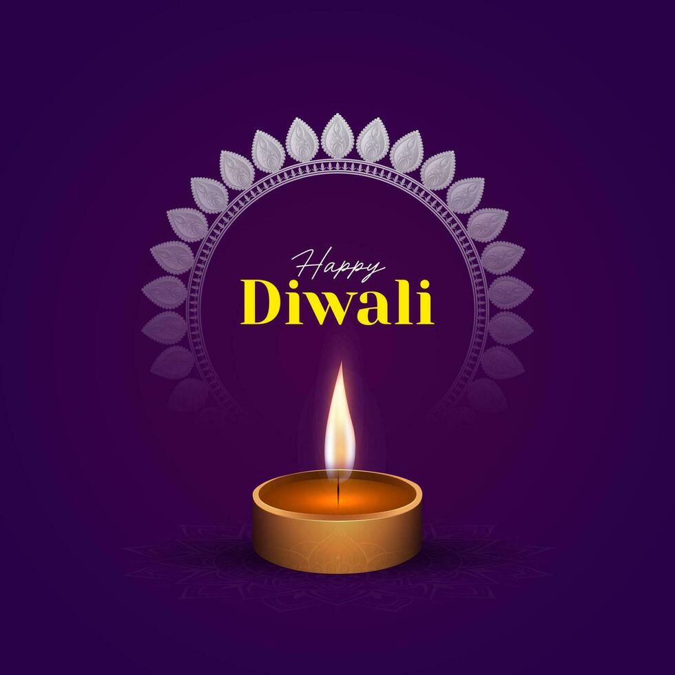 content diwali social médias Publier pour publicité, statut vœux, bannière, salutation carte vecteur