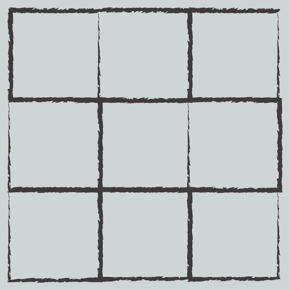 grunge carré et rectangle cadres. encre vide noir des boites ensemble. rectangle les frontières collectes. caoutchouc carré timbre imprimer. vecteur illustration isolé sur blanc Contexte.