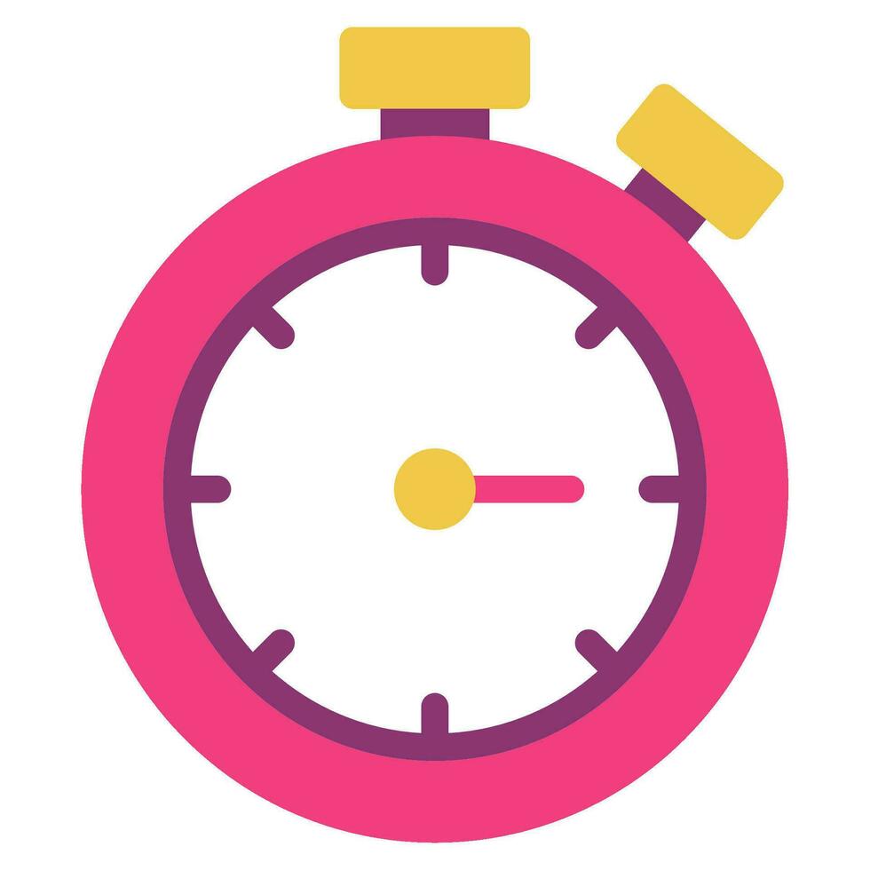 chronomètre icône illustration, pour uiux, infographie, etc vecteur