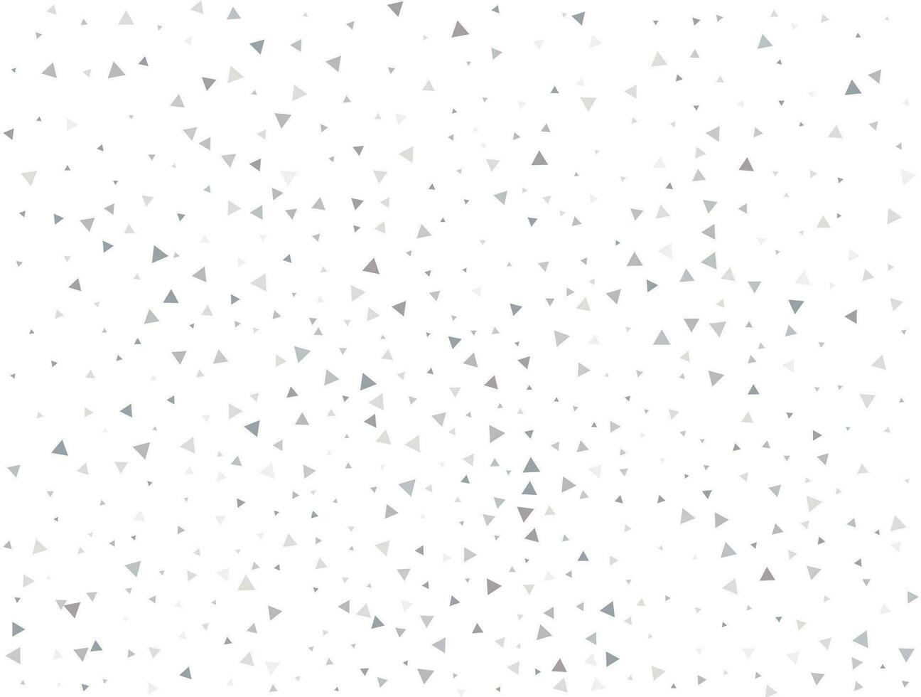 luxe lumière argent triangulaire briller confettis Contexte. blanc de fête texture vecteur