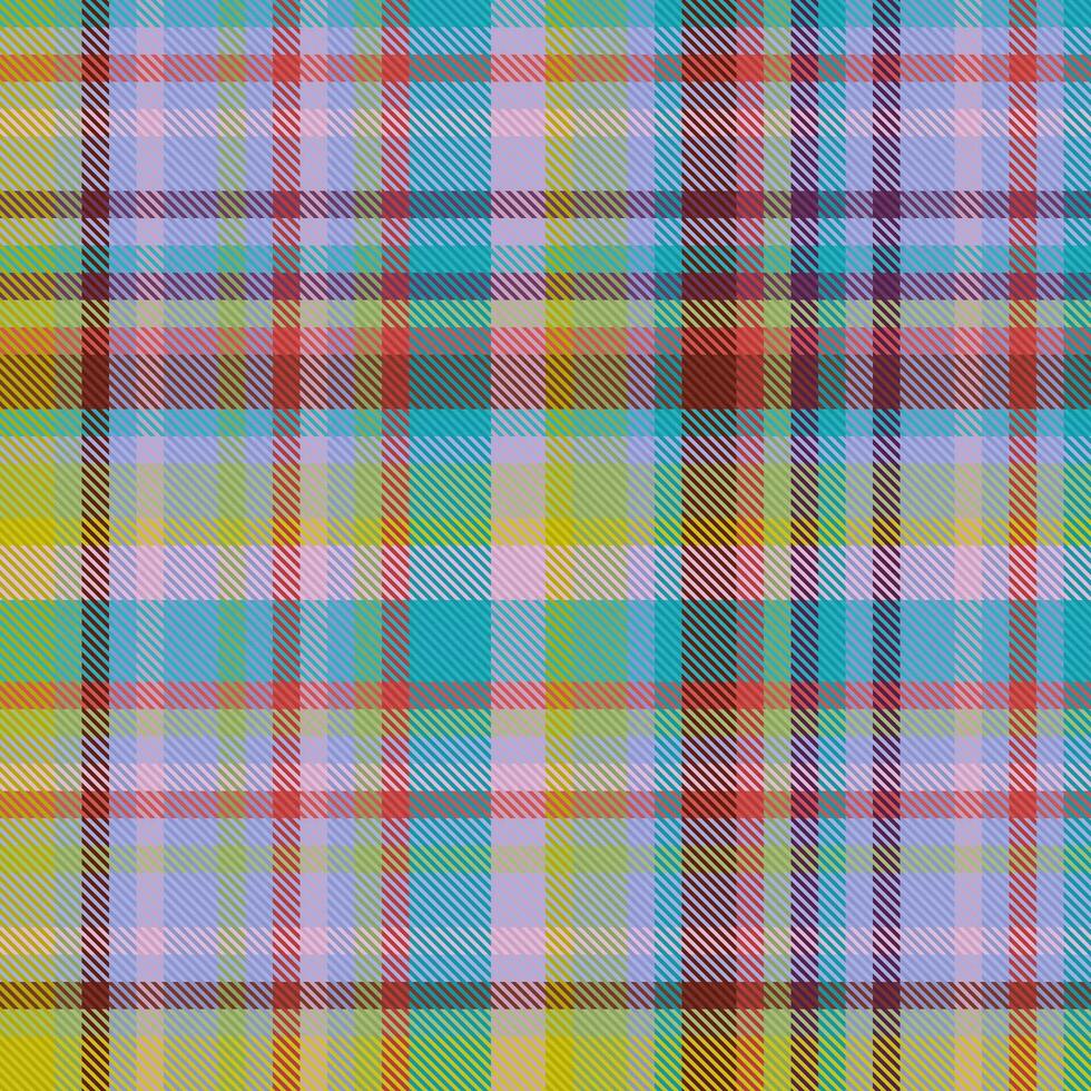 Contexte vérifier textile de sans couture en tissu vecteur avec une texture tartan modèle plaid.