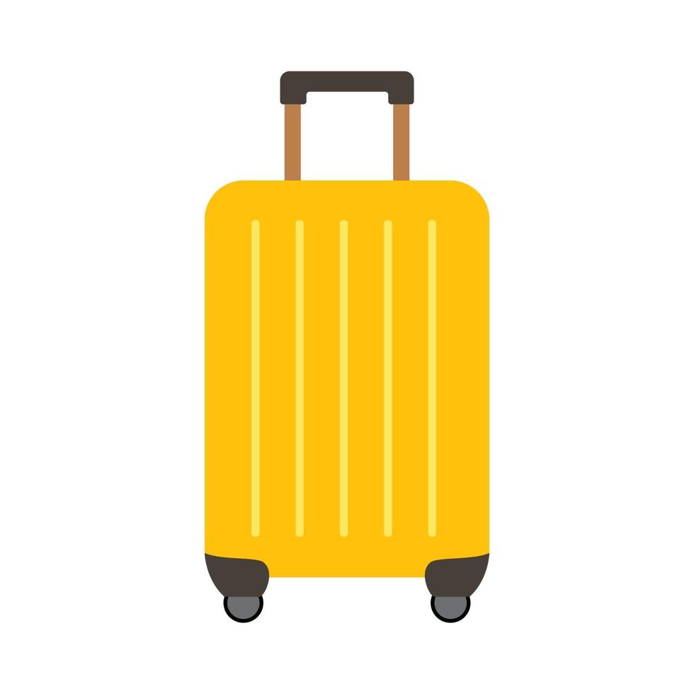 valises de voyage colorées isolés sur fond blanc vecteur