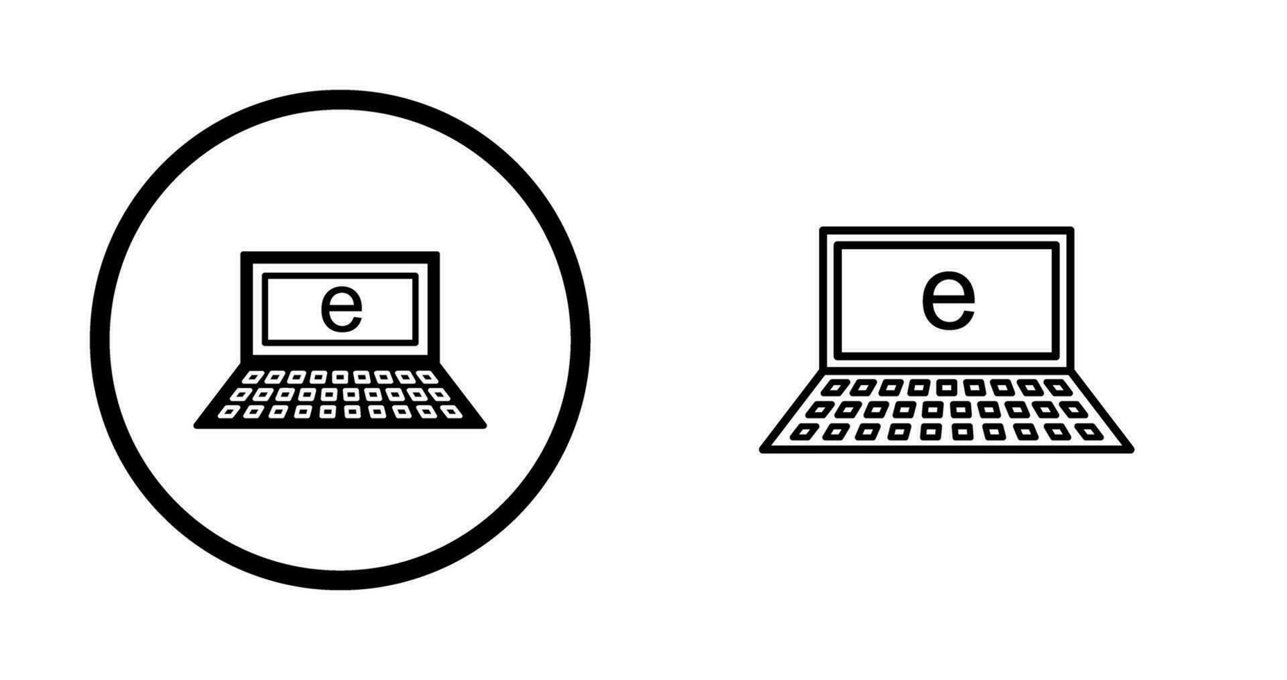 icône de vecteur internet unique