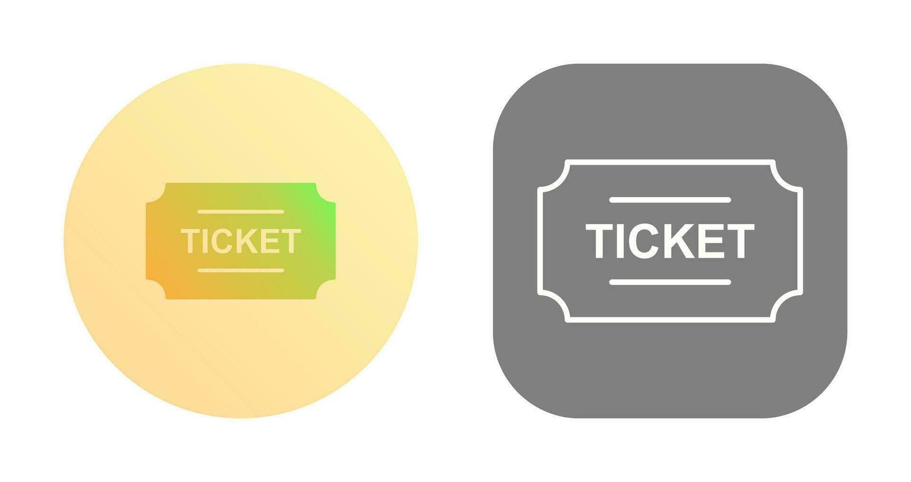 icône de vecteur de billets