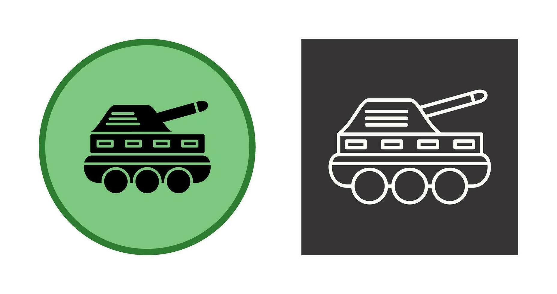 icône de vecteur de char d'infanterie