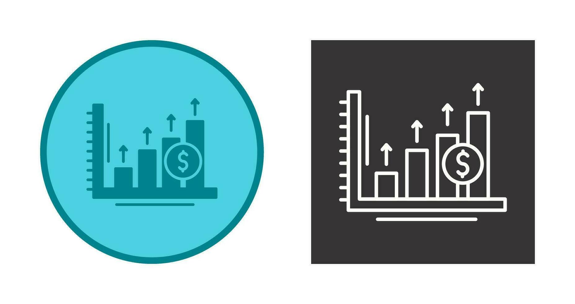 icône de vecteur de profit