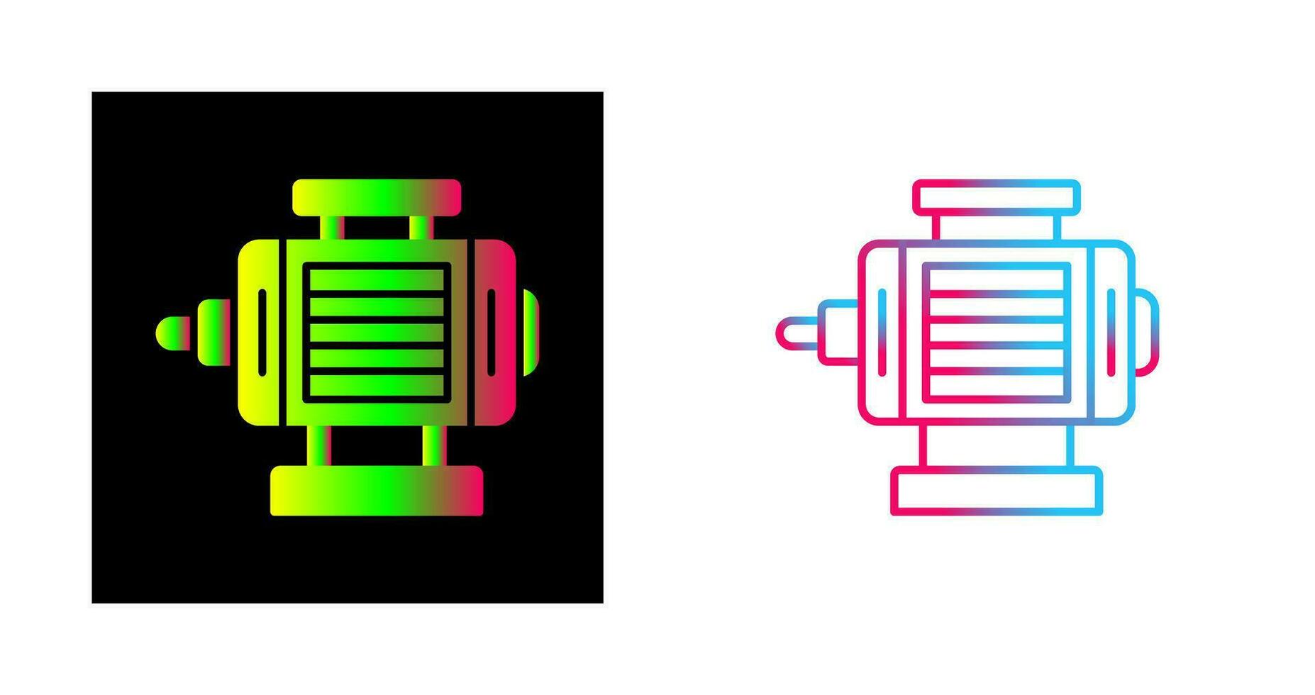 icône de vecteur de moteur électrique