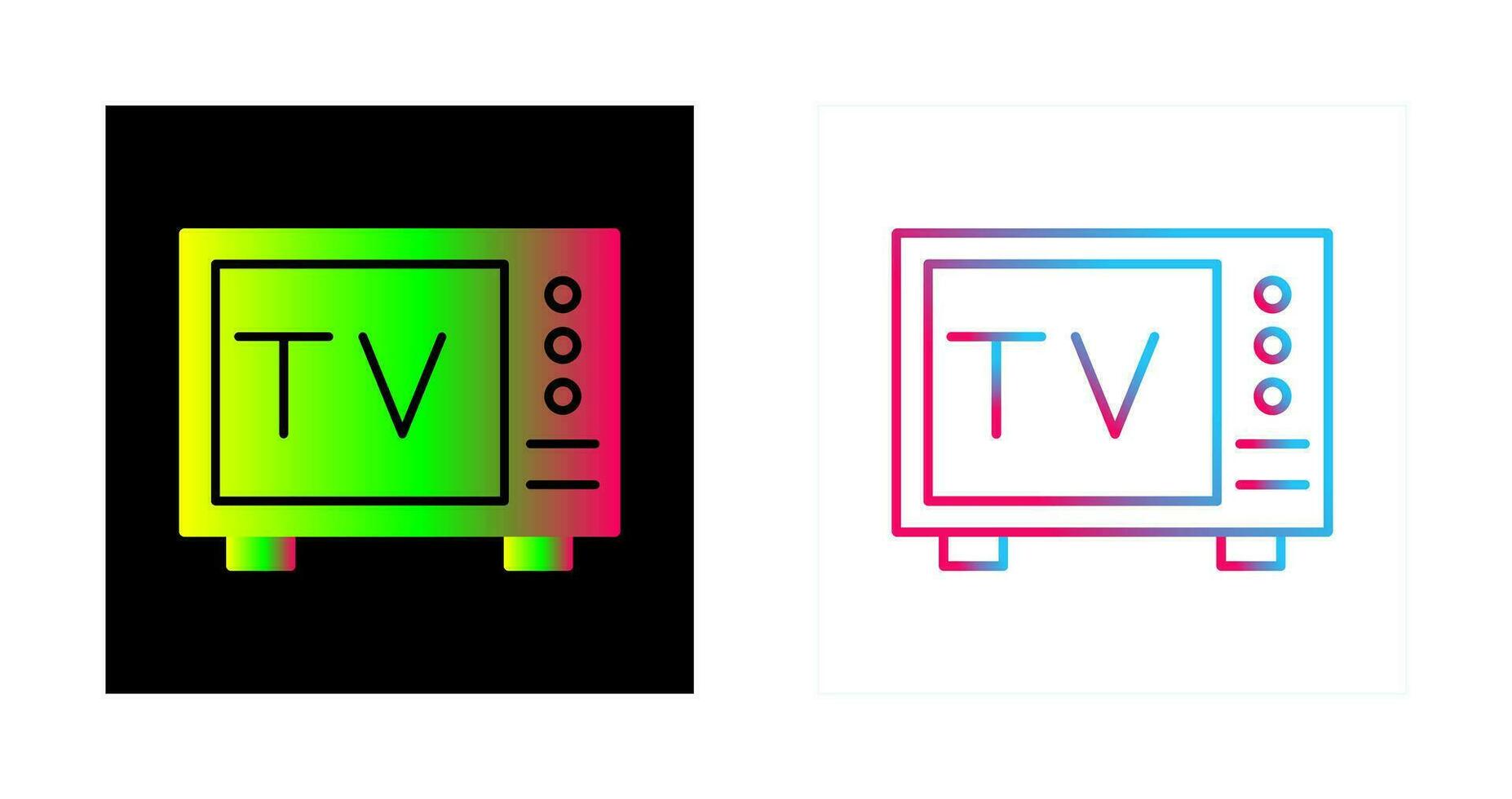 icône de vecteur de télévision