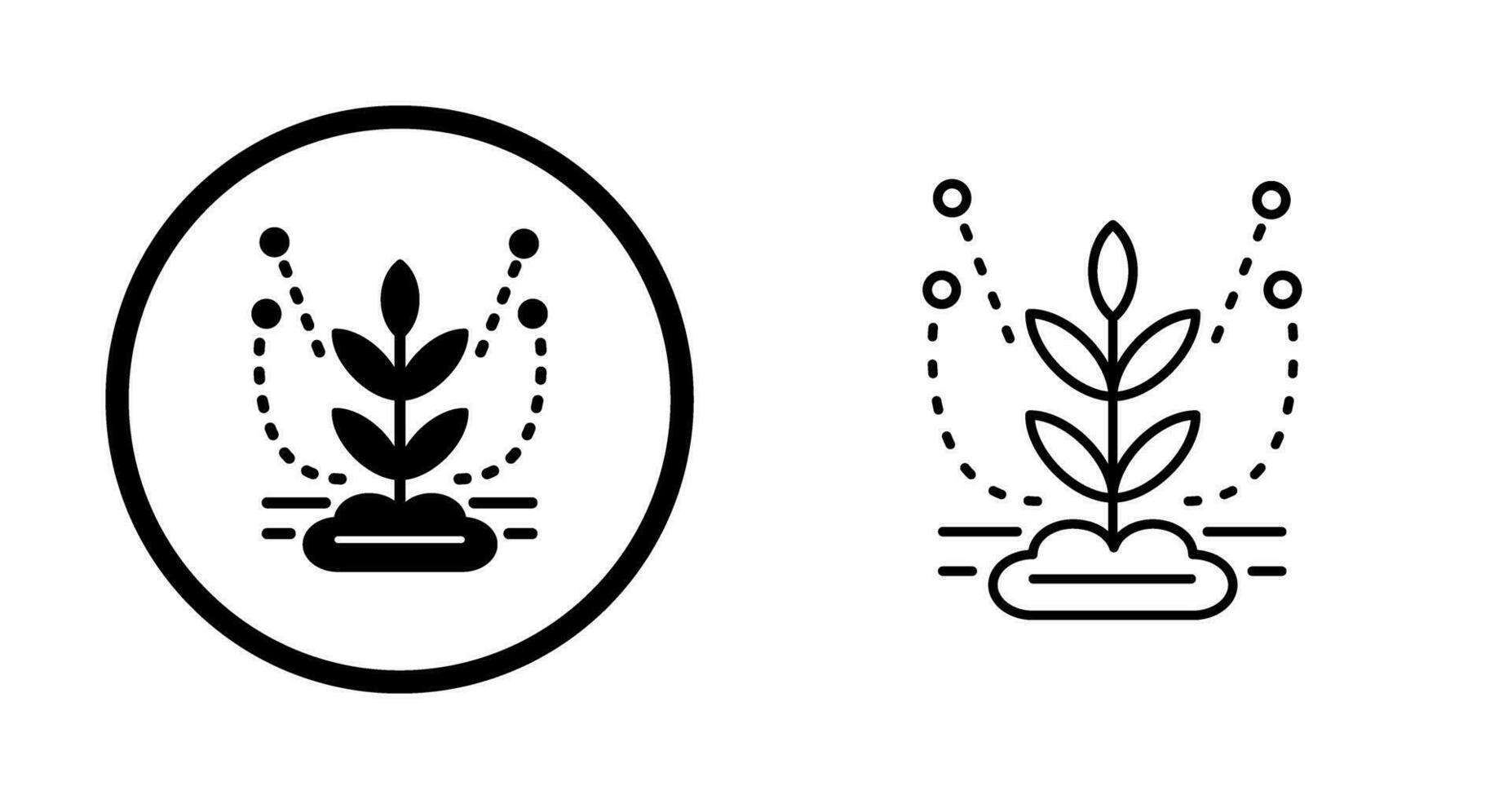 icône de vecteur de système d'irrigation