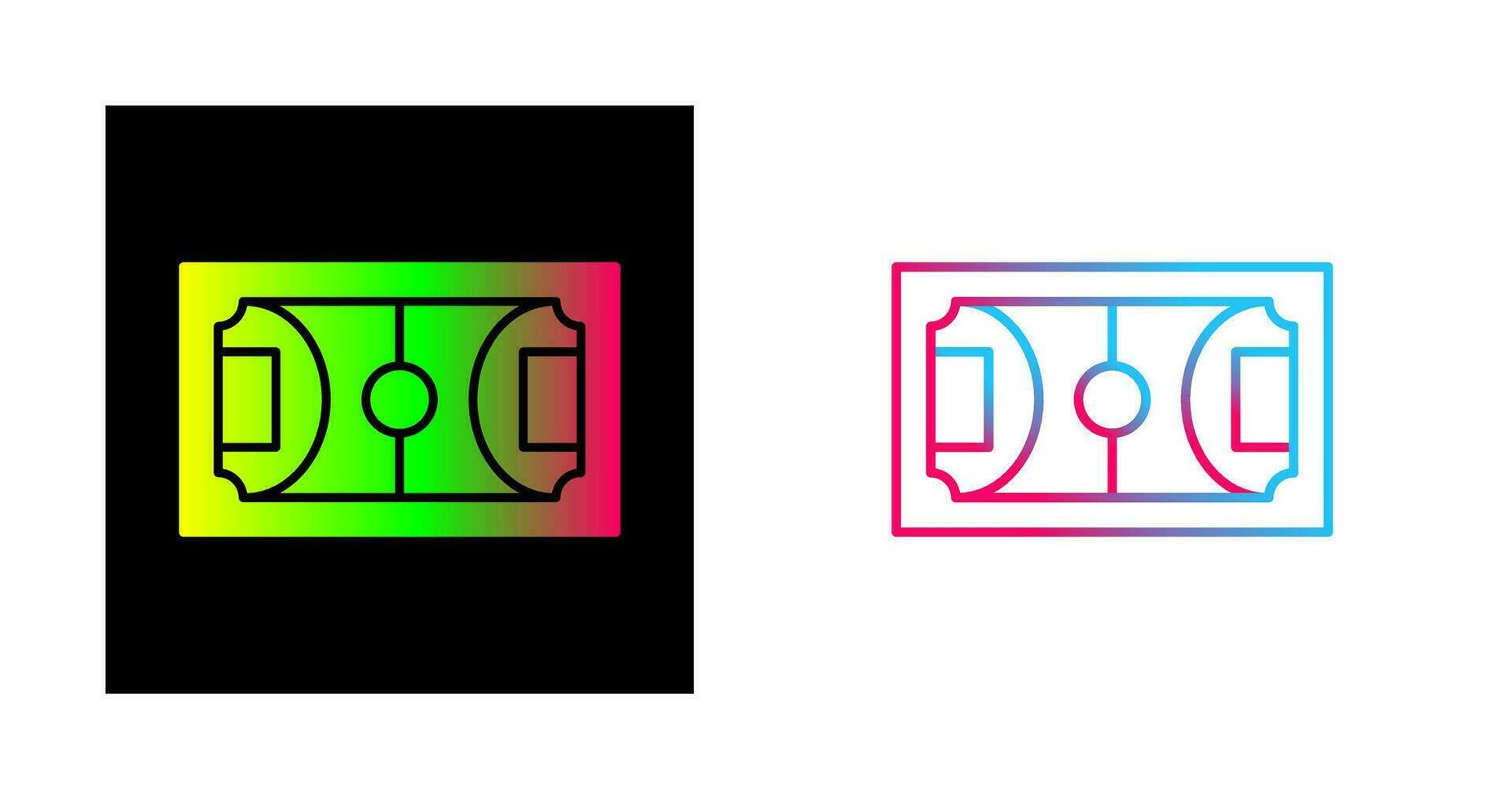 icône de vecteur de terrain de football