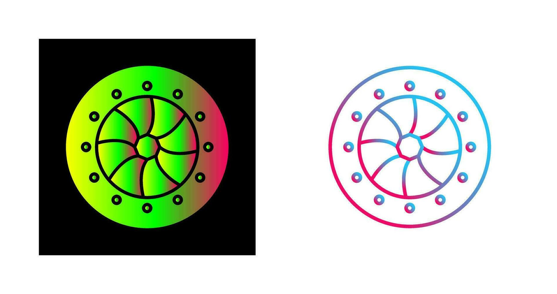 icône de vecteur de diaphragme optique unique