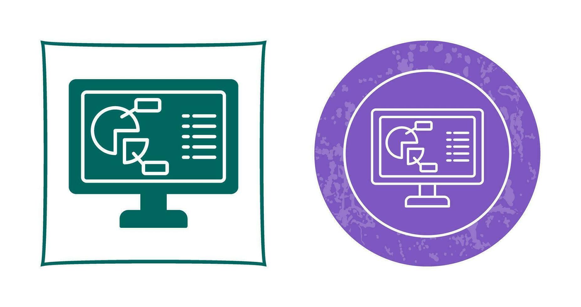 icône de vecteur de graphique à secteurs