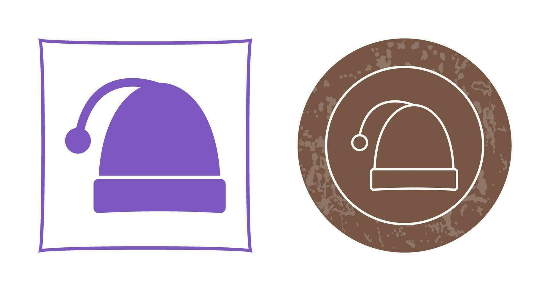 icône de vecteur de chapeau de noël