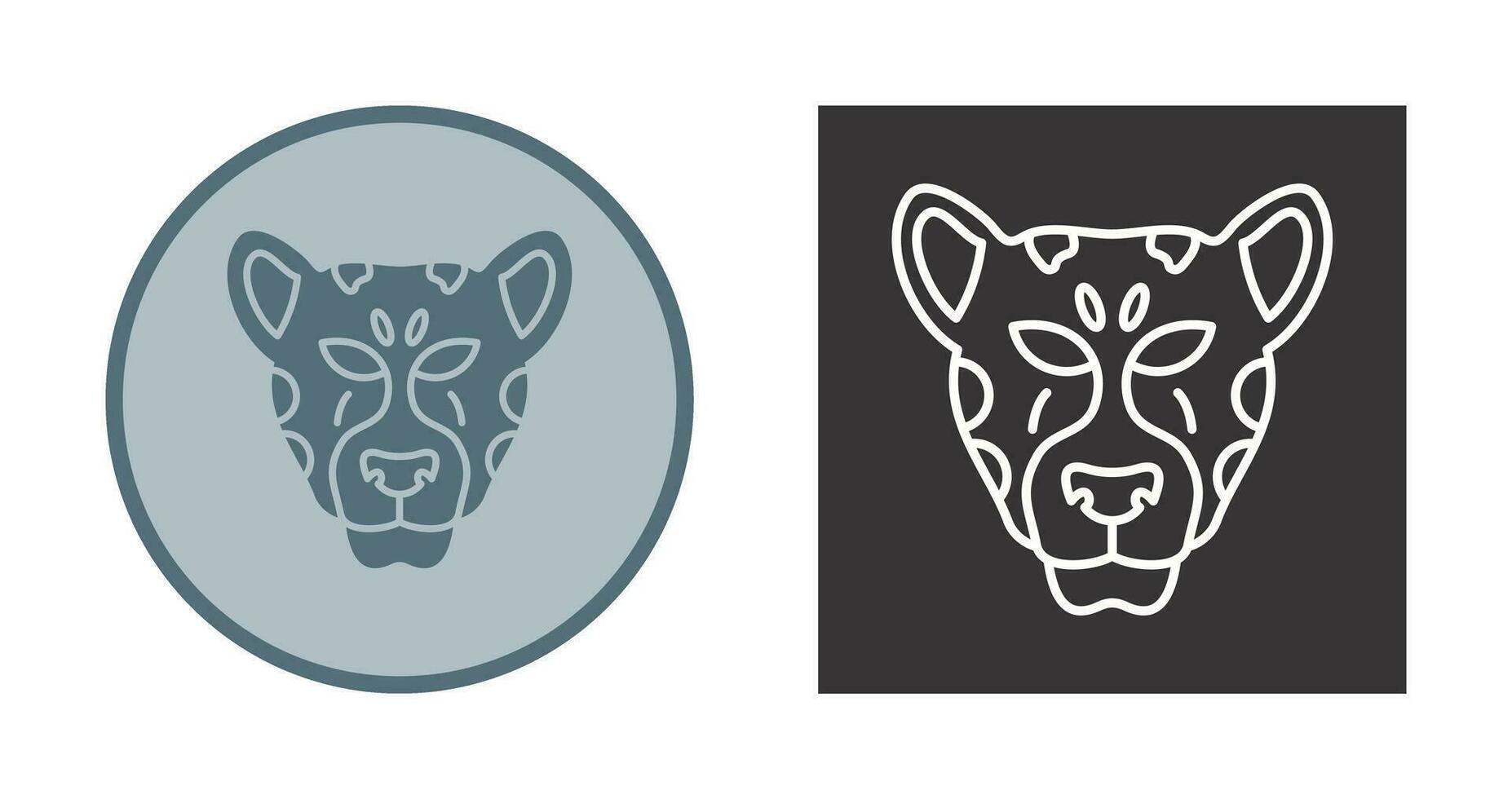 icône de vecteur de léopard
