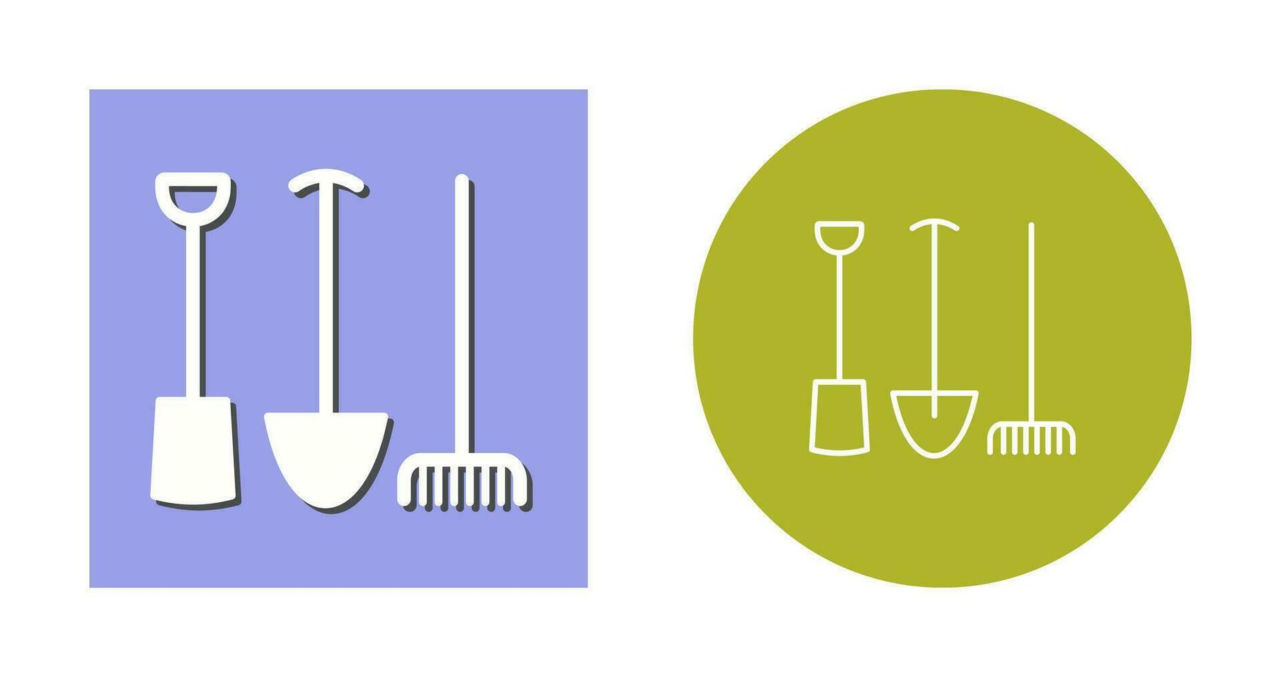 icône de vecteur d'outils de jardinage