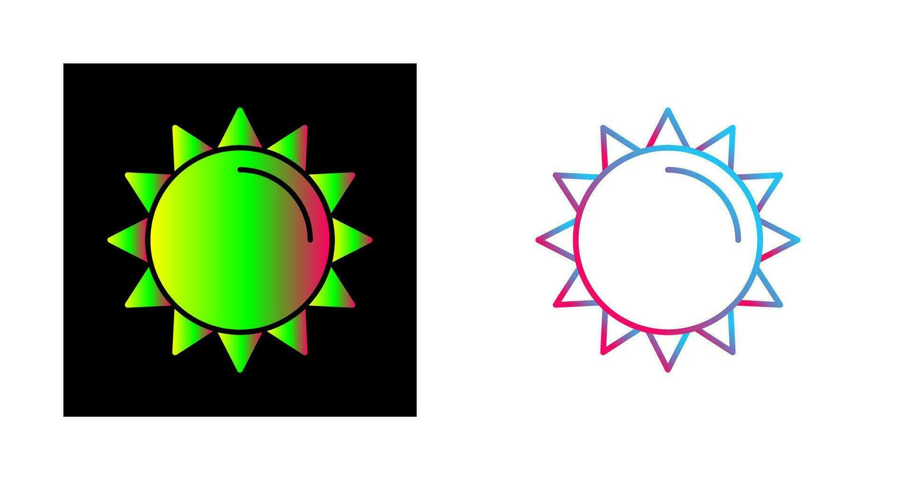 icône de vecteur de soleil