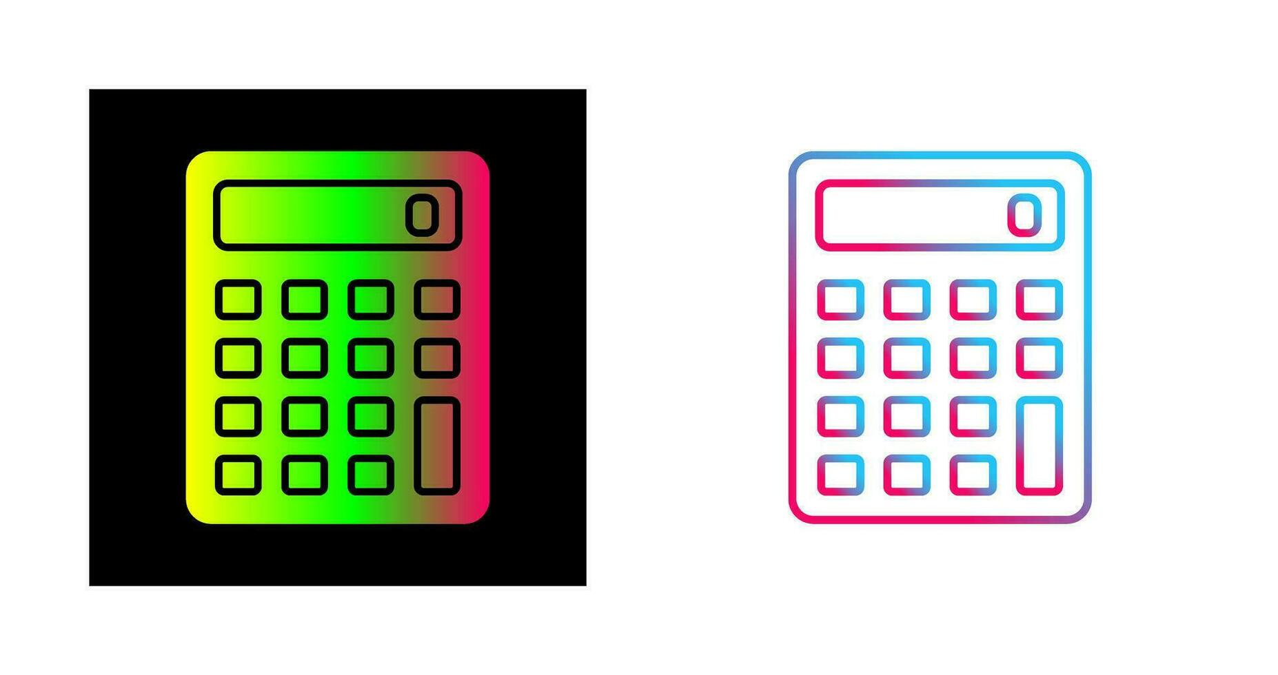 icône de vecteur de calculatrice