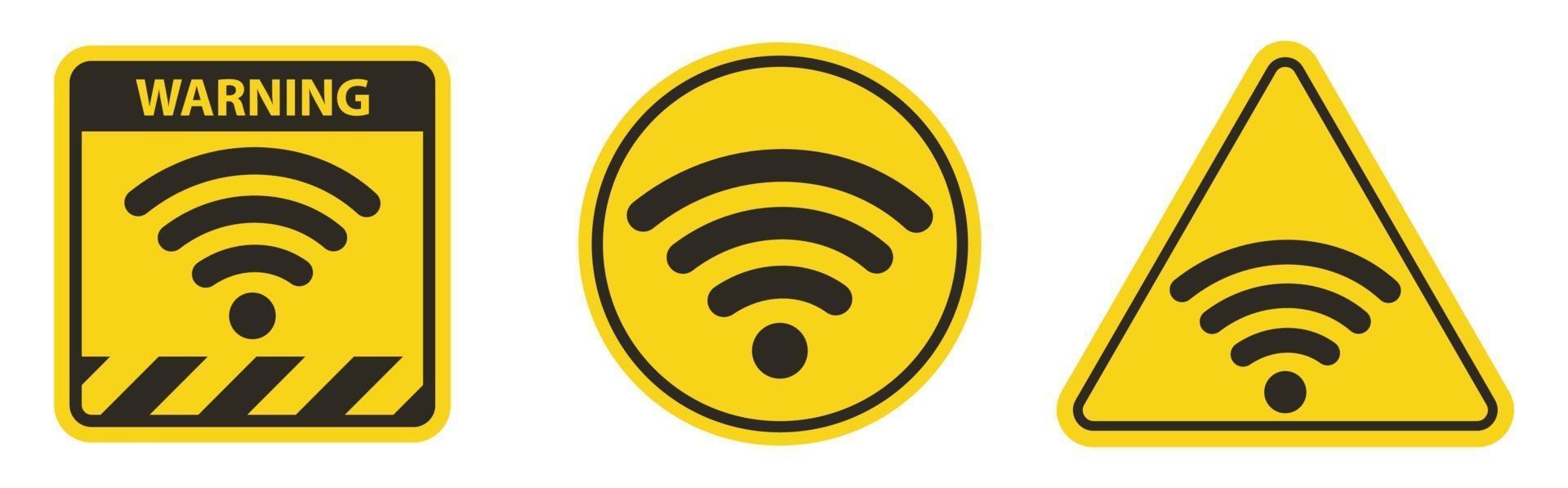 icône wifi, internet sans fil vecteur