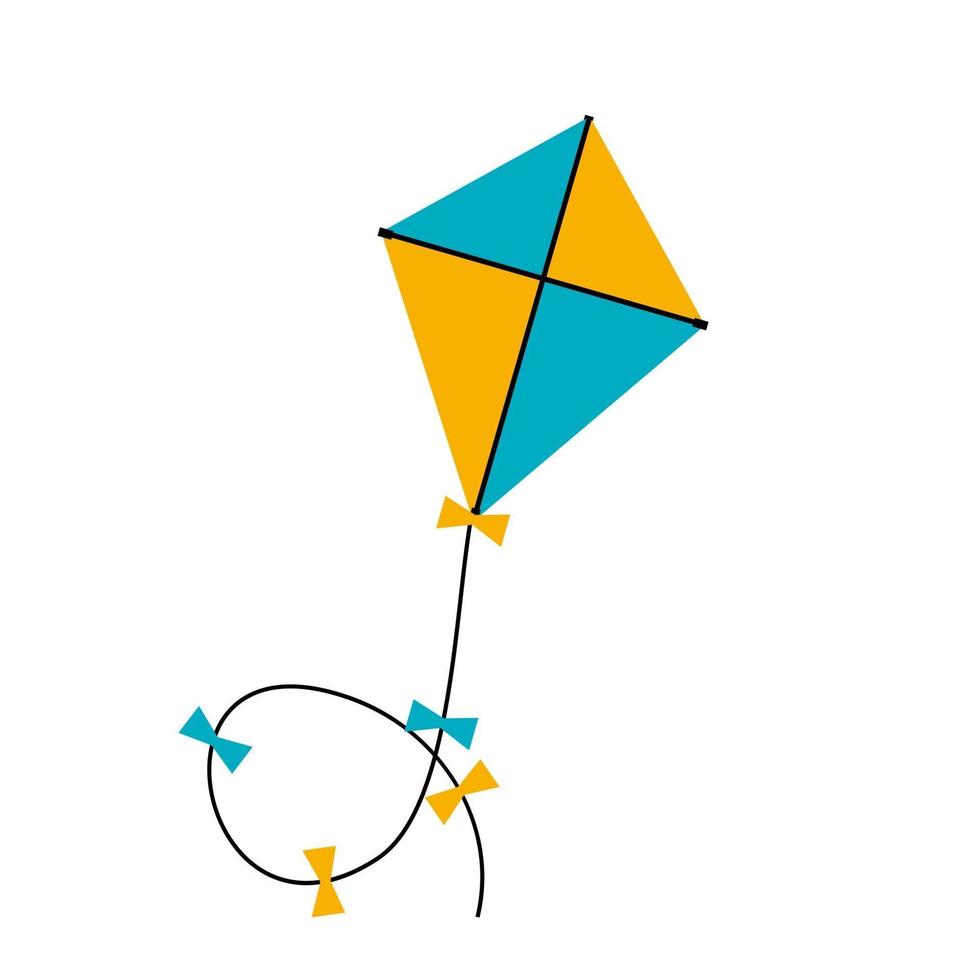 icône de cerf-volant. illustration vectorielle vecteur